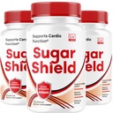 (3 Pack) Bouclier de sucre, Bouclier de sucre, Bouclier de sucre pilules, Bouclier de sucre capsules, Bouclier de sucre tout naturel, SugarShield, Bouclier de sucre formule avancée, Bouclier de sucre critiques, 90 Capsules