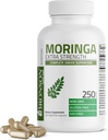 Bronson Moringa Capsules Extra Strength Moringa Oleifera Poudre, 250 Compte
