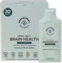 Supplément Cerveau Nootrope par Beekeeper's Naturals, 500mg Citocoline, Ginkgo Biloba, Bacopa Monnieri & Royal Jelly, soutient Focus & Memory, Easy Absorption, Plus un goût de vanille, 30ct