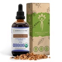 Racine d'échinacée Teinture biologique USDA Extrait sans alcool, gouttes à base de plantes à haut potentiel, santé du système immunitaire