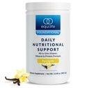 Equilife Daily Nutritional Support, All-in-One Multivitamin Meal Replacement, Pure Vanilla Flavor, Protéine végétale 15G, soutient le bien-être global incluant énergie, digestion et peau, 14 portions Tub