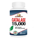 Supplément Catalase Rise-N-Shine 15 000 - Enzyme antioxydant puissant pour la santé des cheveux - Suppléments capillaires pour le soutien des cheveux forts - 30 jours d'approvisionnement