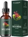 Betterbrand Sea Moss Drops Liquid Complement with Irish Sea Moss Bladderwrack Burdock Root for Lung Health Digestive Joint Thyroïde Support Seamoss Drops 30 Day Supply