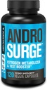 Blocker d'androsurge d'usine Jacked pour les hommes - Booster de testostérone naturel pour les hommes et le métabolisme d'estrogen avec Tongkat Ali, DIM, Long Jack et plus - Booster de test et constructeur de muscles - 120 comte