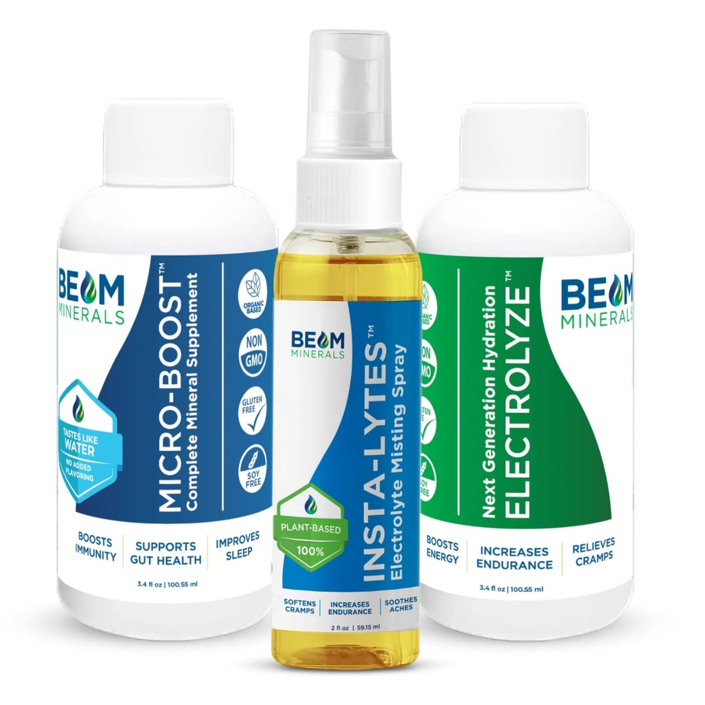 BEAM MINERALS Pack de voyage ► Soutien aux électrolytes et aux micronutriments sur le pouce