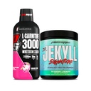 PROSUPPS L-Carnitine 3000 Stimulant Liquid Shots (31 portions, fruits dragons) et M. Hyde Série Signature Pré-entraînement Consommation d'énergie en poudre (30 portions, limonade de bleuets)