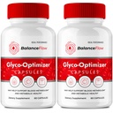 Balance Flow Glyco Optimizer Supplement Capsules, BalanceFlow Health & Wellness Support Pills - Maximum Strength, Balance Flo All Natural Advanced Formula, BalanceFlo Pills Reviews (2 Pack)