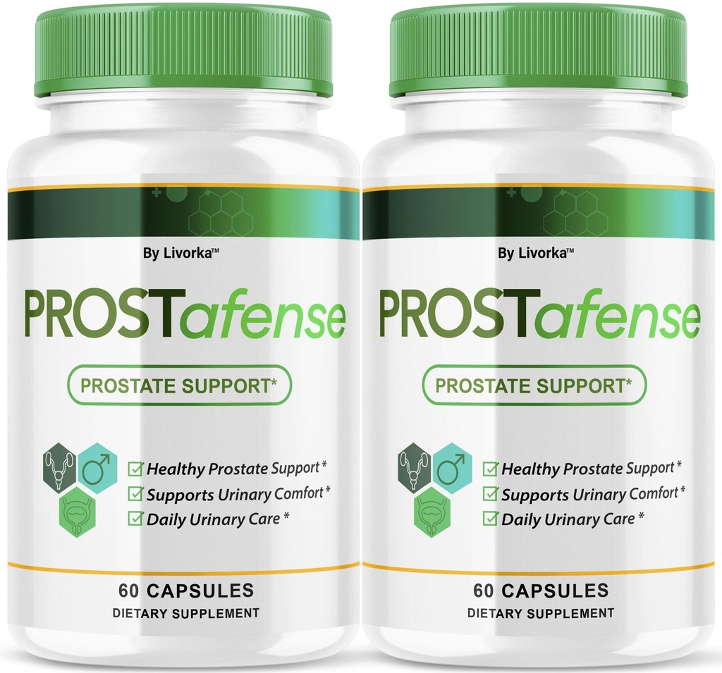 (2 Pack) Prostafense Health Supplements for Men Capsules - Official Prostafense Pills All Natural Support, Prostafence Maximum Strength Premium Formula for Daily Wellness, 120 Capsules for 2 Months