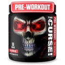 JNX SPORTS La Malédiction ! Poudre de pré-entraînement pour hommes et femmes, caféine, bêta-alanine, créatine, L-citrulline, 50 portions, goût de pastèque – Boost Energy, Strength & Focus