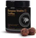 Truffes de vitalité olympienne : Dessert naturel et supplément de détox de Gut pour la santé + soutien du sommeil.