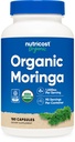 Nutricost Moringa Capsules 500mg, 180 Capsules (90 Servings) - Vegetarian Capsules, Non-GMO, Gluten Free