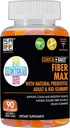 CLINICAL DAILY Fibre Max, Gommies Vegan haute fibre pour adultes et enfants. Relief de constipation pour les adultes et les enfants. 90 Gummies laxatives sans gluten pour la réparation de Gut