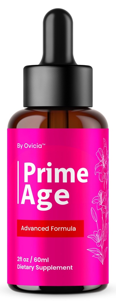 Prime Age Drops - Official PrimeAge Oral Liquid Advanced Formula with All Natural Ingredients, Prime Age Drops Premium Skin for Wellness & Overall Health Support, 1 Bottle for 1 Month