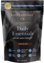 Kathy Ireland Nutrition Daily Essentials Poudre de protéines à base de plantes pour les femmes, 26g Protéines végétales, Remplacement des repas maigres - Chocolat