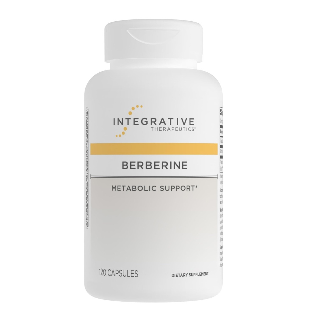 Integrative Therapeutics Berberine 1500 mg - Supports Metabolic Health & Cellular Energy Metabolism - Third-Party Tested - Practitioner-Trusted Quality - Dairy-Free & Gluten-Free-120 Capsules