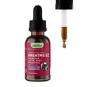 Animal Essentials Respirez EZ pour les chiens et les chats - Supplément de soutien respiratoire pour animaux, respiration claire et facile, respiration saine, formule à base de plantes - 2 Fl Oz