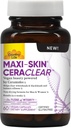 Country Life Maxi-Skin CeraClear, 60 Capsules Vegan – Ceramides de racine Konjac cliniquement étudiés pour soutenir la peau claire, hydratée et améliorer l'hyperpigmentation – Sans gluten, Vegan, Kosher