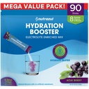 nutrazul Hydration Booster, Electrolytes Powder Sticks with Sodium, Potassium, Vitamin B6 & B12, No Artificial Sweeteners, Acai Berry Flavor, 90 Sticks