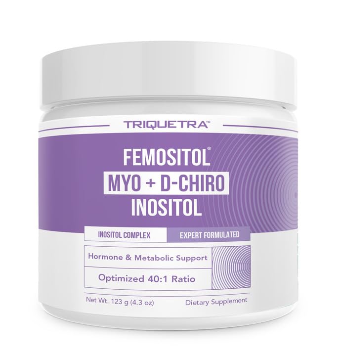 FémoSitol Poudre d'inositol de FémoSitol de Myo-Inositol et D-Chiro Complexe d'inositol - Rapport cliniquement prouvé 40:1 (Vitamine B8)