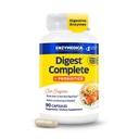 Enzymedica, Digest Complet + Probiotiques, Enzymes à portée complète, tous les jours avec 800 millions de cultures actives UFC par gélule, 90 capsules