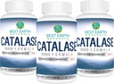 Meilleur supplément de catalase Earth Naturals 10 000 avec Saw Palmetto, Biotin, Fo-Ti, PABA - Suppléments capillaires pour cheveux forts - 180 capsules - Pack de 3 (90 jours d'approvisionnement)