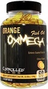 LABES CONTRÔLÉS Orange Oximega Supplément d'huile de poisson 120 Softgels, EPA et DHA, 2000mg Oméga- 3 Acides gras, Citrus-Flavor, Softgels sans Burpless