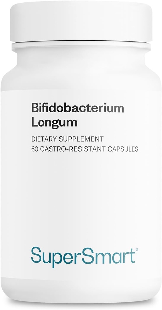 Supersmart - Bifidobacterium Longum (BB536) 6 milliards d'UFC par jour - Probiotiques et suppléments prébiotiques