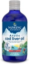 Nordic Naturals Arctic Cod Liver Oil, Strawberry - 8 oz - 1060 mg Total Omega-3s with EPA & DHA - Heart & Brain Health, Healthy Immunity, Overall Wellness - Non-GMO - 48 Servings