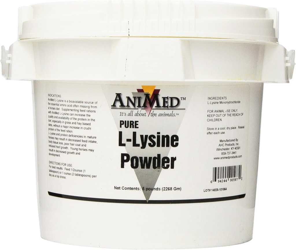 AniMed L-Lysine pour Chevaux, 5-Pound