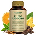 DR VITAMIN SOLUTIONS Supplément de désintoxication pulmonaire pour les hommes et les femmes - 10-en-1 Blend w/Vitamine C & Butterbur Root - soutient la santé pulmonaire et la fonction respiratoire - améliore la respiration, le flux d'oxygène - 30 bouchons végétaliens