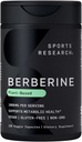 Recherche sportive Berberine - Herbal Ayurvedic Metabolic Health Support - 500mg - 120 Capsules - Vegan Certified, Gluten-Free, Non-OGM