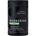 Recherche sportive Berberine - Herbal Ayurvedic Metabolic Health Support - 500mg - 120 Capsules - Vegan Certified, Gluten-Free, Non-OGM