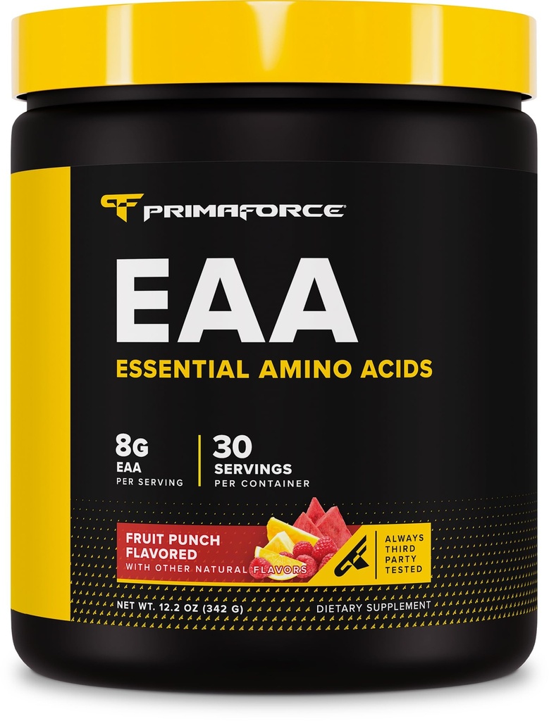 Primaforce Poudre d'EAA (30 portions, goût de punch de fruits)