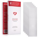 Feuilles de cicatrices en silicone de formulation de physicien HealFast - Bandes de cicatrices en silicone de qualité médicale Crosspolymère avancé pour chirurgie, section C, kéloïdes et cicatrices hypertrophiques - Ruban en silicone pour cicatrices (5 feuilles)