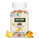 Black Cohosh Gummies 50mg per Serving for Menopause Hot Flashes - Natural Menopause Relief, Mood Swings & Hormonal Balance - Vegan-Free 60 Gummies