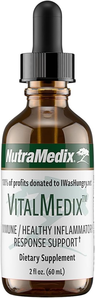 NutraMedix VitalMedix - Cat's Claw & Moringa Plant Extract - Daily Energy Supplement for Immune Health & Overall Vitality - Rich in Vitamins & Minerals (2oz)