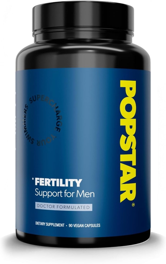 Supplément de fertilité pour les hommes - Doctor Formulé - Fabriqué aux États-Unis - Vitamines prénatales pour hommes - Suppléments de fertilité pour hommes - Booster - Activateur du compte et de la motilité - 90 Capsules Vegan (1 mois d'approvisionnement)