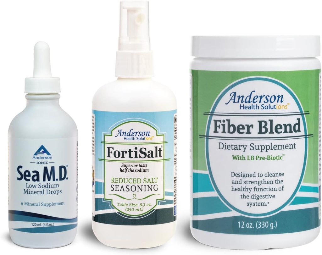 Ultimate Health Boost Bundle (Trace Minerals Drops, faible teneur en sodium Fortisalt)