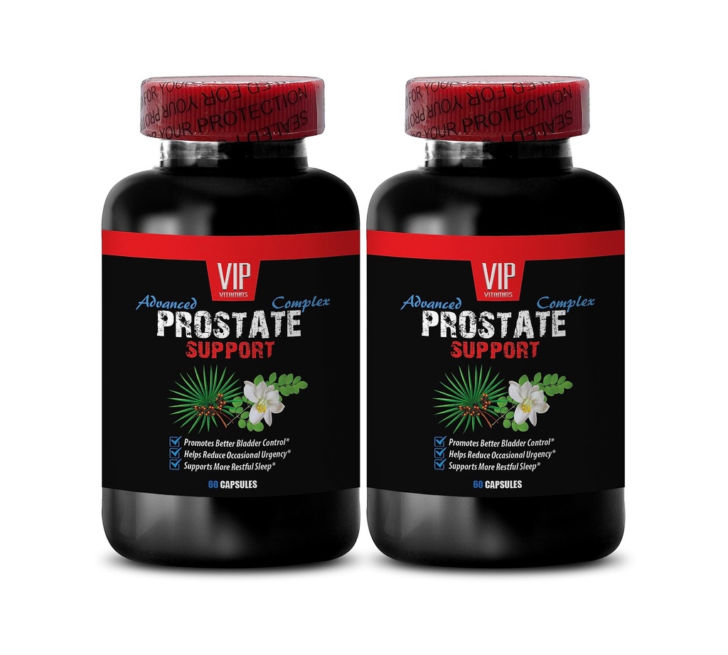 Saw Palmetto for Balance - Prostate Support - Pygeum for Prostate Health, Red Raspberry Leaf for Wellness, Graviola Leaf for Prostate, Green Tea for Men’s Health, Cat’s Claw 2 Bottles 120 Capsules