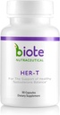 Biote Nutraceuticals - HER-T - Soutien d'équilibre de testostérone sain pour les femmes (30 capsules)