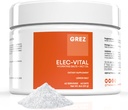 GREZ ELEC-Vital Electrolytes Powder No Sugar - Hydration Powder, Keto Electrolytes No Sugar - Complete Mineral Support, Sodium, Potassium, Magnesium, Zinc - 60 Servings