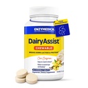 Enzymedica DairyAssist Chewable, 2-en-1 Enzymes digestifs pour la digestion laitière, la lactose et caséine, formule à action rapide pour le gaz et le dégel, 60 comprimés à ingérer