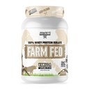 Axe & Sledge Farm Fed 100% Whey Protein Isolate de 25g Protéines de faible teneur en glucides, faible teneur en sucre, sans gluten, poudre de protéines pour les hommes et les femmes