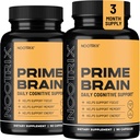 Nootrix Prime Cerveau Nootropic Supplement soutient la mémoire, la concentration mentale, la santé cognitive et l'énergie.