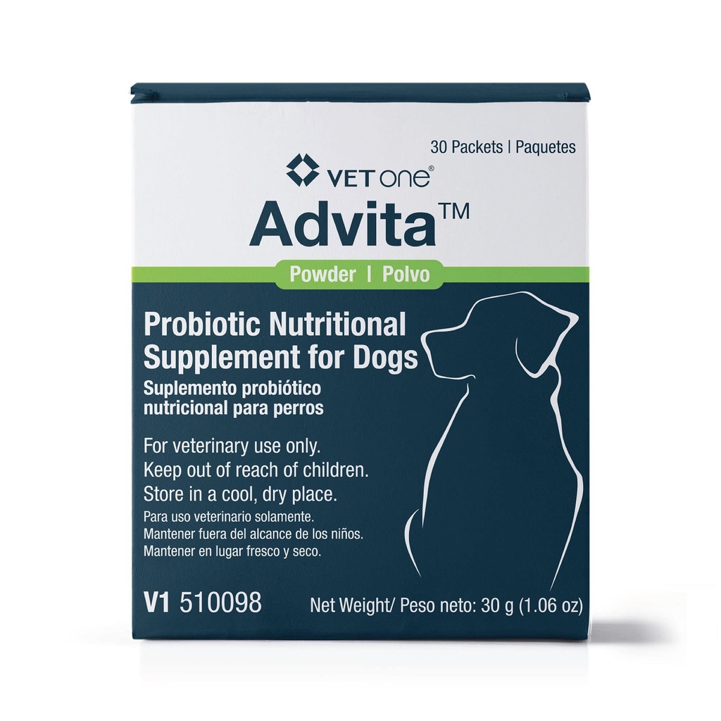 VetOne Advita Probiotic complément nutritionnel pour chiens - 30 paquets