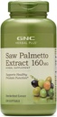 GNC Herbal Saw Palmetto Extract 160mg Supplement, 200 Servings