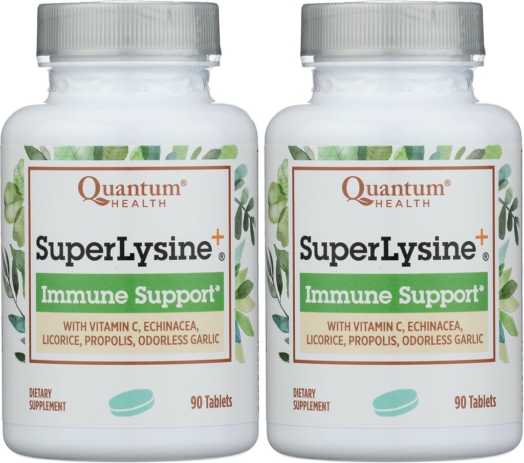 Recherche quantique Super Lysine + Comprimé, 0,93 livres (paquet de 2)