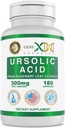 Formules Genex Acid Ursolique 300mg (180 Capsules) Acid Ursolique provenant de l'extrait de romarin - Non-OGM, sans gluten, végétarien