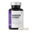 LES Labs Magnésium Glycinate – Soutient le sommeil reposant, la santé cardiaque, le soulagement du stress, le métabolisme, la fonction nerveuse et musculaire, doux sur le système digestif – Supplément non OGM – 120 capsules