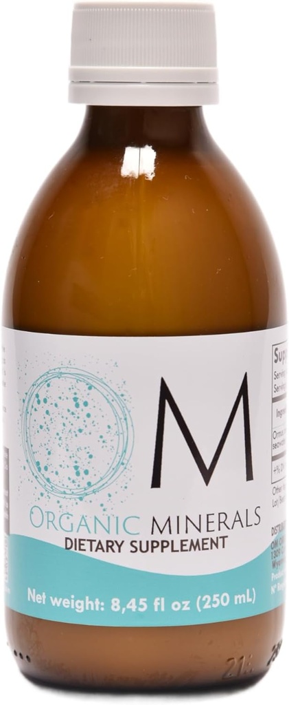 Ormus Organic Minerals 250 mL - Ormus Pure Premium - Concentré - Minéraux des eaux profondes de l'Atlantique - Monatomique - 1 unité
